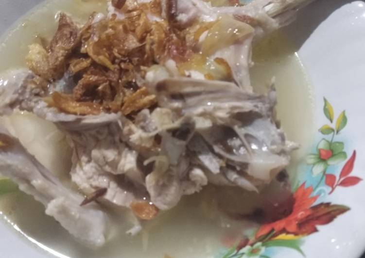 Rahasia Menyiapkan Sup ayam kampung lezat manttabbb pasti keluarga suka Untuk Pemula!