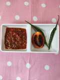 Tomarillo(Tree tomato) and tomatoes chutney