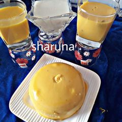 A picture of Mango panna cotta.