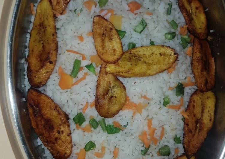 White rice n veg