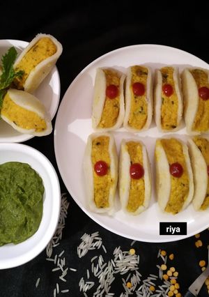 A picture of Steam chana dal fara.