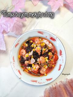 Foto resep Tumis Bayam Merah Udang
