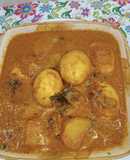 Egg potato curry