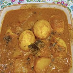Egg potato curry A picture of Egg potato curry.
