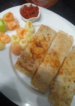 A picture of Masala dosa.