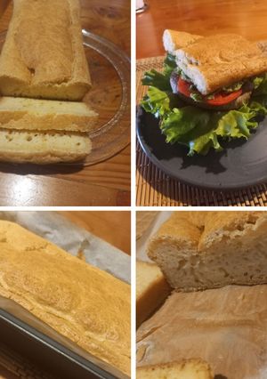 Una foto de 🍞Pan sin gluten fácil y esponjoso (sin goma xantana)