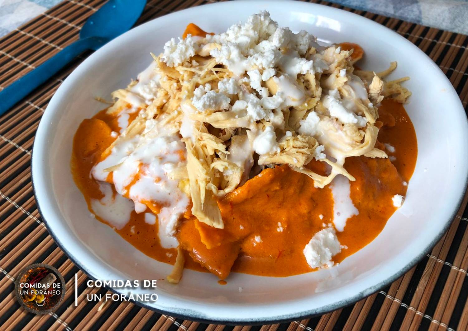 Chilaquiles en crema de Chipotle Receta de Comidas de un Foráneo Cookpad