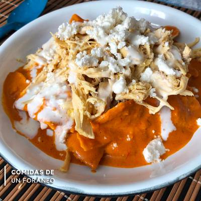 Chilaquiles en crema de Chipotle Receta de Comidas de un Foráneo- Cookpad