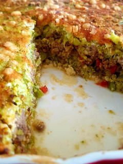 Una foto de Pastel de Brócoli y queso de cabra ❤🥦🧀🐐