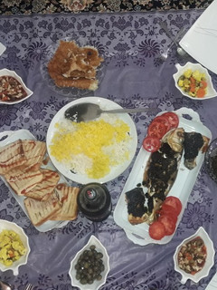 عکسی از دستور قلیه ماهی و اسنک