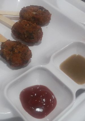 A picture of Bread crunchy bhaji.