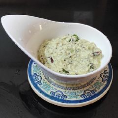 A picture of Cucumber pachadi.
