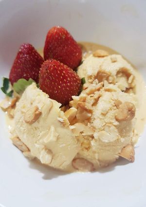 Foto resep Salted caramel gelato