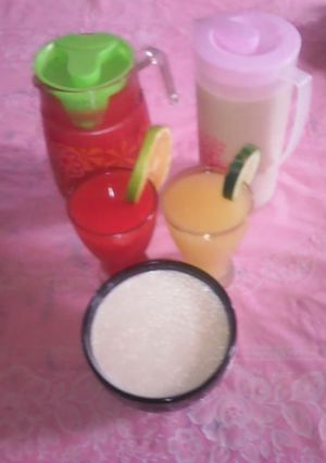 A picture of Mixed fruit juice.