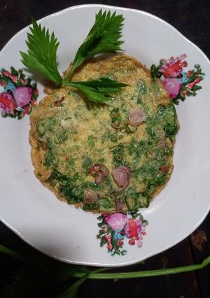 Foto resep Telur Dadar Daun Seledri