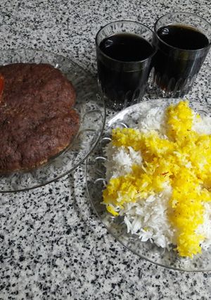 عکسی از دستور کباب ماهیتابه ای 🍢🍢🍴