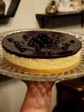 Cheesecake de ricotta con arándanos 🫐 (sin horno)