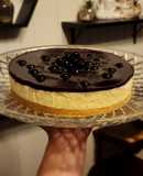 Cheesecake de ricotta con arándanos 🫐 (sin horno)
