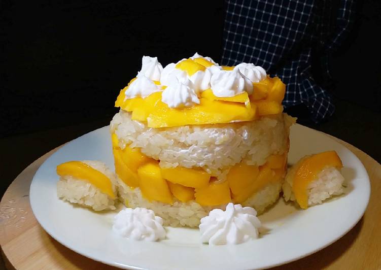 Resep 💢Thai sticky rice with mango 💢, Bisa Manjain Lidah