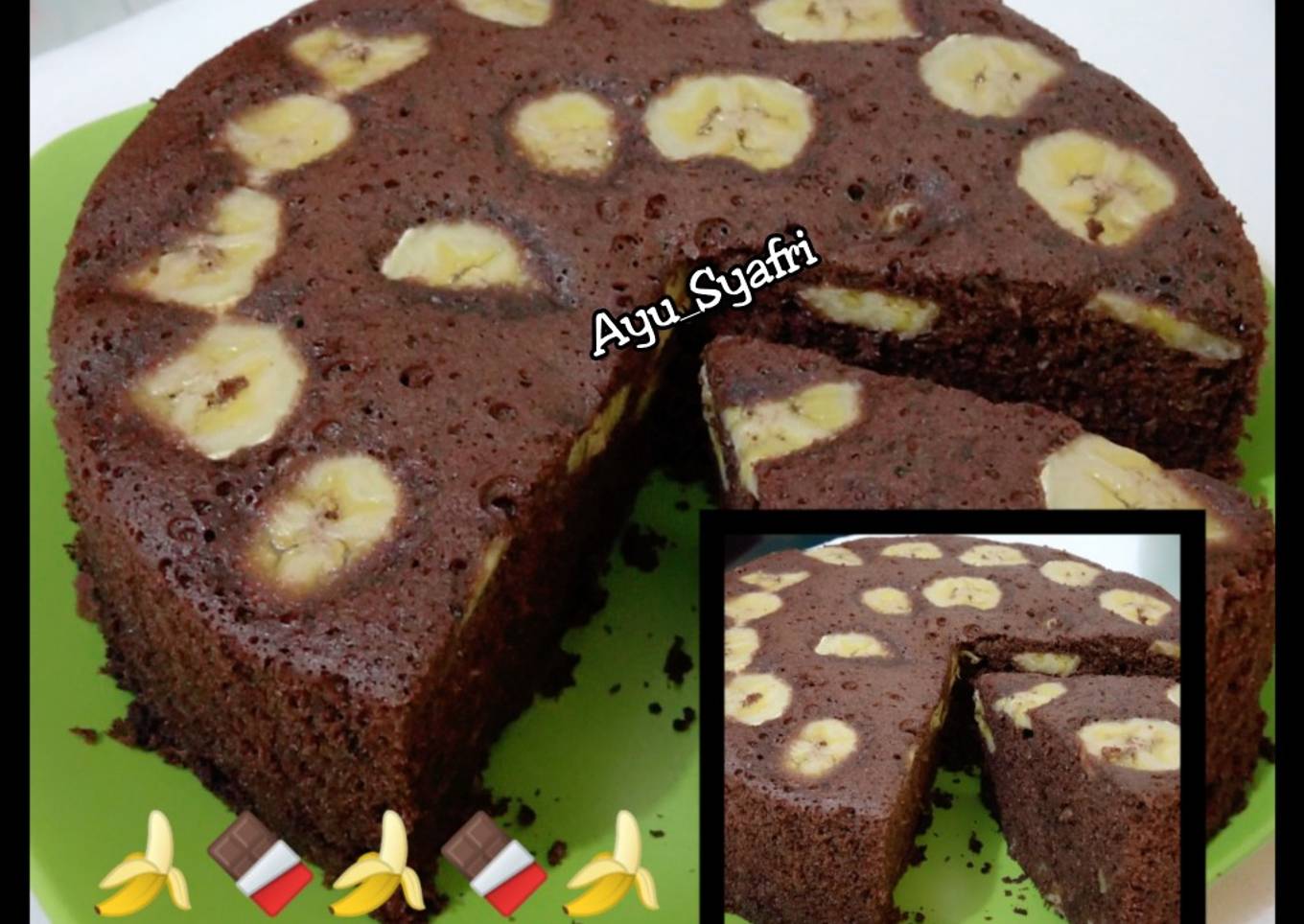 Brownies kukus pisang