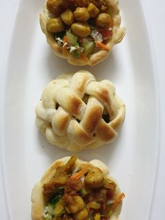 صورة لوصفة قوالب سلطة الحمص