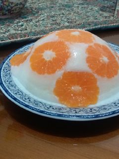 عکسی از دستور ژله نارنگی