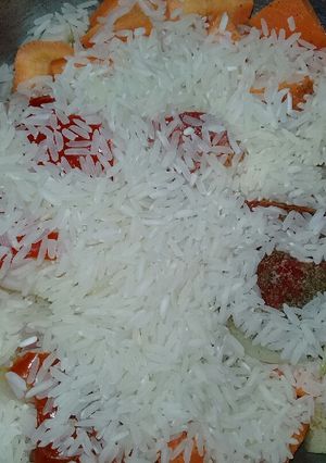 صورة لوصفة شوربة رز بالخضار
