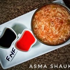 A picture of Hot n Sour Soup.