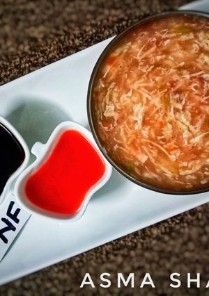 A picture of Hot n Sour Soup.