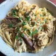 Canned Mackerel & Spaghetti Aglio Olio e Peperoncino
