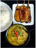 Healthy Paat Saag Musoor Dal (Jute Greens with Masoor Dal)