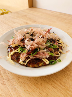 Foto resep Okonomiyaki (Fuyunghai telur ala Jepang) kolab dgn biang sourdough & oncom crumbs #Telur3in1