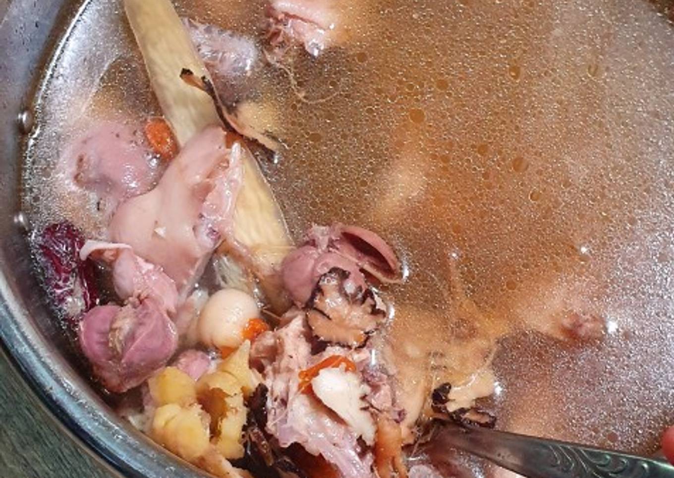 Sup Ayam Kampung Tim Obat