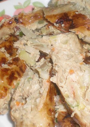 A picture of Chicken Rolls.