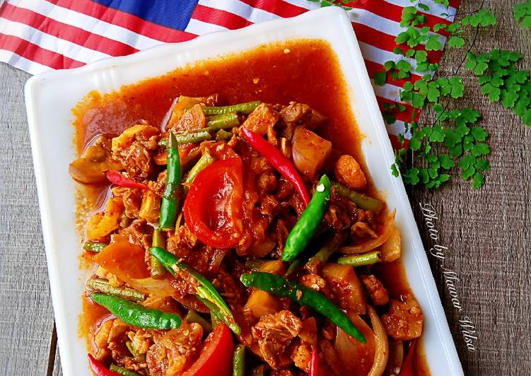 Langkah Langkah Memasak Daging Paprik Merdeka 🇲🇾 yang Murah