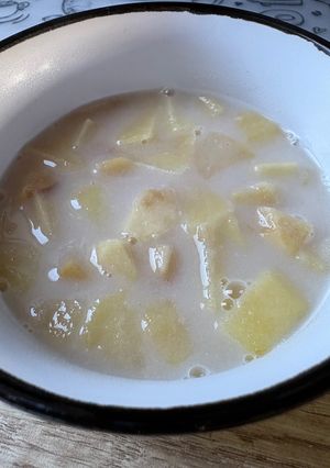 Alma leves recept fotója