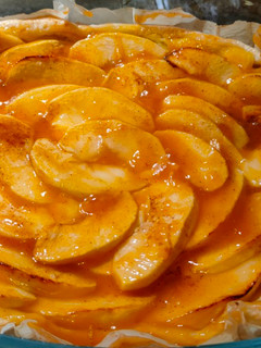 Una foto de Tarta de manzana