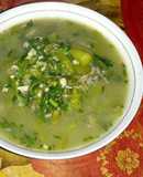 Canh khoai ngọt nấu cá