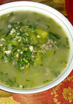 Hình của món Canh khoai ngọt nấu cá.