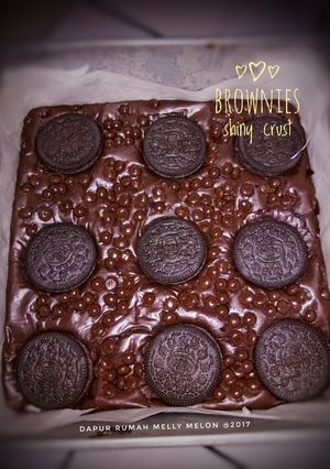Foto resep Brownies shiny crust