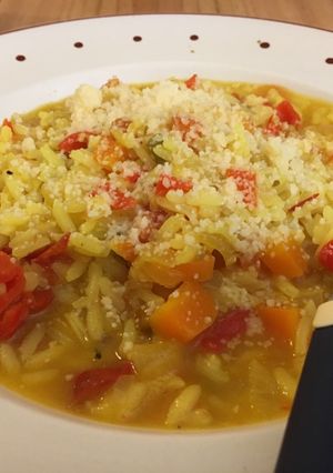 Una foto de Simple y rico guiso de arroz
