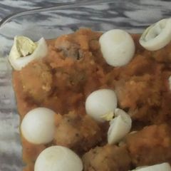 A picture of Koofta curry.