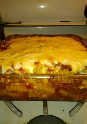 A picture of Baked ziti.