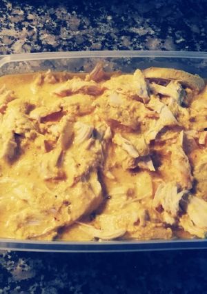 Una foto de Pulled chiken tandoori masala