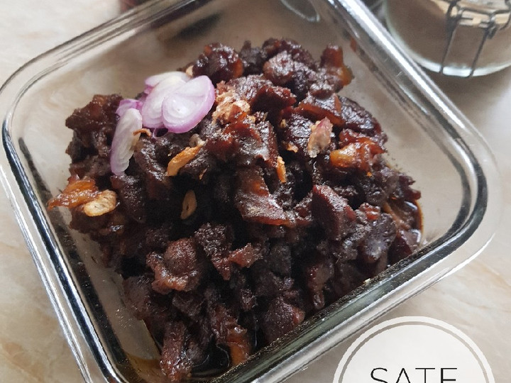 Resep 227. Sate Dompu (masak manual tanpa pelembut daging) yang Lezat Sekali