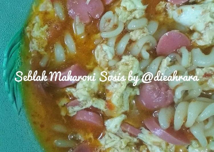 Resep Seblak Makaroni Sosis 🌶️ part 1 Anti Gagal