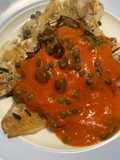 Merluzzo alla mediterranea nel BBQ
