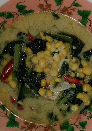 Foto resep Sayur sawi hijau+jagung