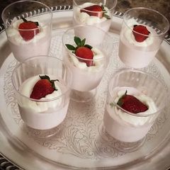 A picture of Strawberry Mousse.