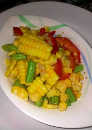รูปของ ตำไทยข้าวโพดหวาน (เจ)